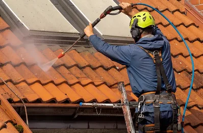 Démoussage et hydrofuge de toiture à Mornans